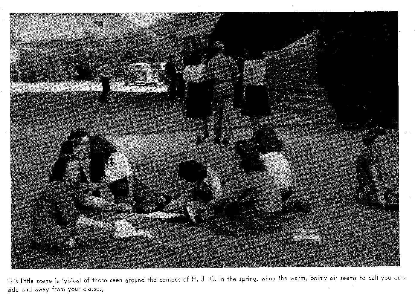 1945 Students Outside